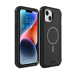 xBase Boulder Heavy-Duty MagSafe Protective Case for iPhone 15 (BLACK) (Only Ground Shipping)
