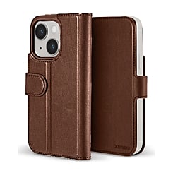 xBase Folio Exec Wallet Case for iPhone 15 (BROWN) (Only Ground Shipping)