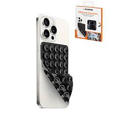 xBase by PowerPeak -  Suction Cup Grip Phone Holder - (BLACK) (Only Ground Shipping)