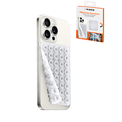 xBase by PowerPeak -  Suction Cup Grip Phone Holder - (WHITE) (Only Ground Shipping)