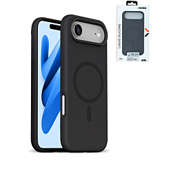 xBase by PowerPeak Liquid Silicone Gel/Rubber MagSafe for iPhone Air (BLACK) (Only Ground Shipping)