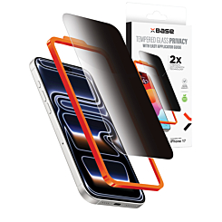 xBase Privacy Tempered Glass with Applicator for iPhone 17 (Single Pack)