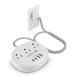 Powerpeak 7in1 Power Station with Surge Protection (3xAC Outlets & 2x USB-A & 2x USB-C) (Only Ground Shipping)