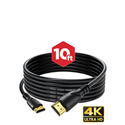 PowerPeak HDMI Cable 4K (10ft) (Only Ground Shipping)