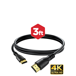 PowerPeak HDMI Cable 4K (3ft) (Only Ground Shipping)