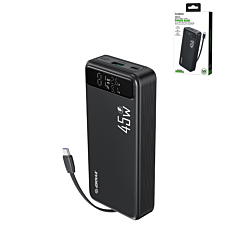 Esoulk Built-in Fast Charging Power Bank (20000 mAh / 45W) (BLACK) (Only Ground Shipping)