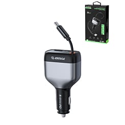 Esoulk USB C Car Charger (3ft) (81W) (GRAY) (Only Ground Shipping)