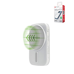 PowerPeak Wireless Charger Power Bank - (WHITE) (5000 mAh) (Only Ground Shipping)