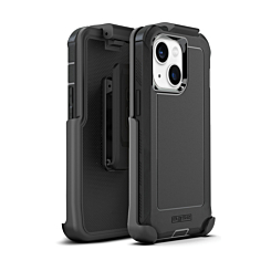 xBase Boulder Heavy-Duty MagSafe Protective Case for iPhone 13 / 14 with Belt Clip (BLACK) (Only Ground Shipping)