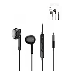 Urban Sound Gear Earbuds AUX (3.5mm) (BLACK) (Only Ground Shipping)