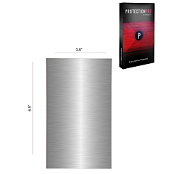 ProtectionPro - Blank Brushed Silver (Small) (Pack of 10)