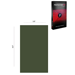 ProtectionPro - Blank Matte Military Green Film (Small) (Pack of 10)