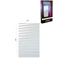 ProtectionPro - Blank Carbon Fiber White Film (Small) (Pack of 10)