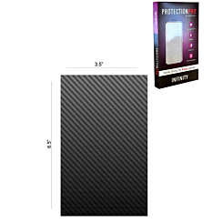 ProtectionPro - Blank Carbon Fiber Black Film (Small) (Pack of 10)
