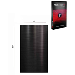 ProtectionPro - Blank Brushed Black Metallic (Small) (Pack of 10)