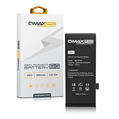QMAX Pro Extended Capacity Replacement Battery for iPhone 8 (2200 mAh) (Only Ground Shipping)
