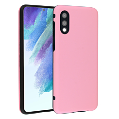 Full Cover New Design Silicone Case - LIGHT PINK for Galaxy A02 (Only Ground Shipping)