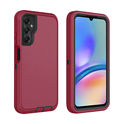 Heavy Duty Case for Galaxy A05S (MAROON & BLACK) (Only Ground Shipping)