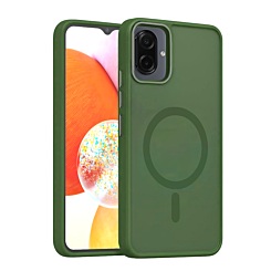 New Magnetic Wireless Charging Case - DARK GREEN for Galaxy A07 (Only Ground Shipping)