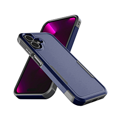 Galaxy A07 Dual Layers Shockproof Strong Case -DARK BLUE (Only Ground Shipping)