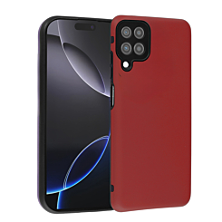 Full Cover New Design Silicone Case - RED for Galaxy A12 (Only Ground Shipping)