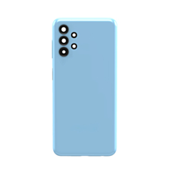 Back Glass with Camera Lens and Adhesive for Galaxy A13S (A137 / 2022) (NO LOGO) (BLUE)