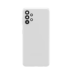 Back Glass with Camera Lens and Adhesive for Galaxy A13S (A137 / 2022) (NO LOGO) (WHITE)