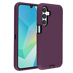 Heavy Duty Case for Galaxy A16 5G (MAROON & BLACK) (Only Ground Shipping)