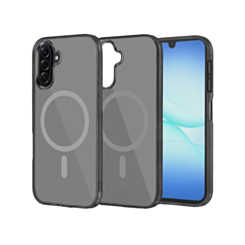Transparent Magnetic Shockproof Case -BLACK for Galaxy A17 / A26 5G (Only Ground Shipping)