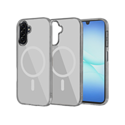 Transparent Magnetic Shockproof Case - GRAY for Galaxy A17 / A26 5G (Only Ground Shipping)