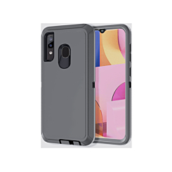 Heavy Duty Case for Galaxy A50s / A50 / A30s / A30 / A20 (DARK GRAY & BLACK) (Only Ground Shipping)