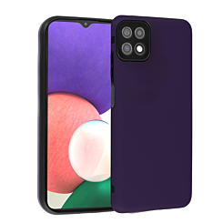 Full Cover New Design Silicone Case - PURPLE for Galaxy A22 5G (Only Ground Shipping)