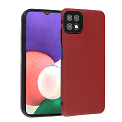Full Cover New Design Silicone Case - RED for Galaxy A22 5G (Only Ground Shipping)