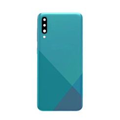 Back Glass with Camera Lens and Adhesive for Galaxy A30S (A307 / 2019) (NO LOGO) (PRISM CRUSH GREEN)