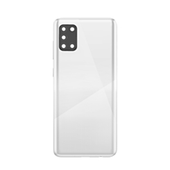 Back Glass with Camera Lens and Adhesive for Galaxy A31 (A315 / 2020) (NO LOGO) (PRISM CRUSH WHITE)