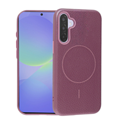 Magnetic Leather Soft Cases (SUNSET PURPLE) for Galaxy A36 (Only Ground Shipping)