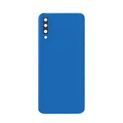 Back Glass with Camera Lens and Adhesive for Galaxy A50 (A505 / 2019) (NO LOGO) (BLUE)