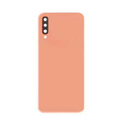 Back Glass with Camera Lens and Adhesive for Galaxy A50 (A505 / 2019) (NO LOGO) (CORAL)