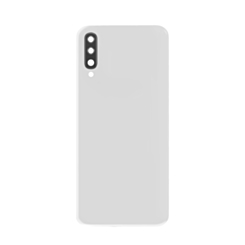 Back Glass with Camera Lens and Adhesive for Galaxy A50 (A505 / 2019) (NO LOGO) (WHITE)