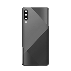 Back Glass with Camera Lens and Adhesive for Galaxy A50S (A507 / 2019) (NO LOGO) (PRISM CRUSH BLACK)