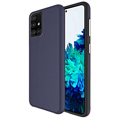 Galaxy A51 Shock Absorption Protective Dual Layer Case - NAVY BLUE (Only Ground Shipping)