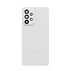 Back Glass with Camera Lens and Adhesive for Galaxy A53 5G (A536 / 2022) (NO LOGO) (WHITE)