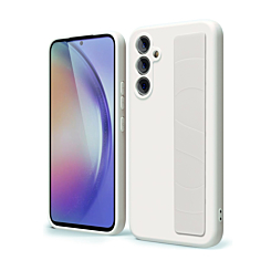 Galaxy A54 Wrist Strap Silicon Soft Case - WHITE (Only Ground Shipping)