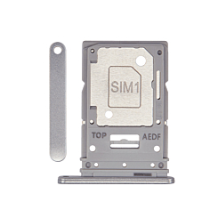 Stock up on the SIM card tray for the Galaxy A54 2023 in Awesome White.