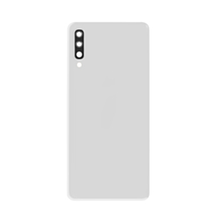 Back Glass with Camera Lens and Adhesive for Galaxy A70 (A705 / 2019) (NO LOGO) (WHITE)