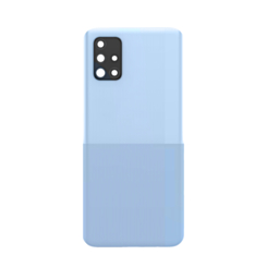 Back Glass with Camera Lens and Adhesive for Galaxy A71 5G (A716 / 2020) (NO LOGO) (PRISM CUBE BLUE)