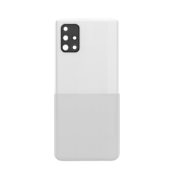 Back Glass with Camera Lens and Adhesive for Galaxy A71 5G (A716 / 2020) (NO LOGO) (PRISM CUBE SILVER)