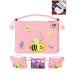Kids Shockproof Tablet Case with Bee Handle Stand (PINK) for iPad Air 4 / Air 5 / Pro 11 (1st / 2nd / 3rd / 4th / 5th) (Only Ground Shipping)
