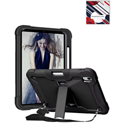 TriShield Tablet Case with Kickstand (BLACK) for iPad Air 4 / Air 5 / Pro 11 (1st / 2nd / 3rd / 4th) (Only Ground Shipping)