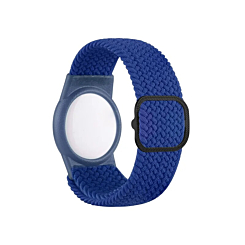 Airtag Wristband Nylon Watch Band - BLUE (Only Ground Shipping)